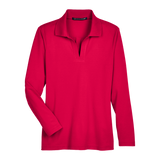 B2025W Ladies Plaited Long Sleeve Polo