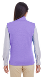 B1794W Ladies Newbury Melange Fleece Vest
