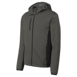 B1733M Mens Active Hooded Soft Shell Jacket