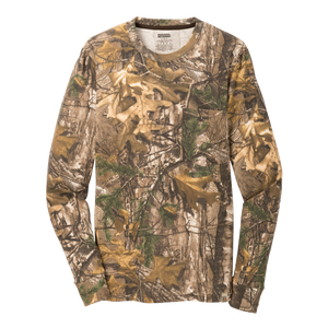 B1706 Realtree Long Sleeve Explorer 100% Cotton T-shirt with Pocket