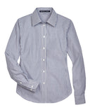 B1785W Ladies Crown Collection Banker Stripe Shirt