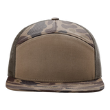 B2645 Printed 7-Panel Trucker