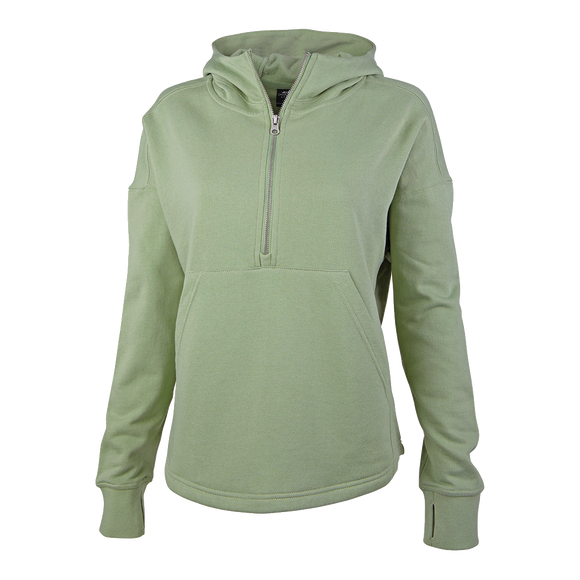 B2442 Women's Willow Scallop Hem Hoodie