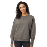 B2644 Ladies Sueded Fleece Crewneck Sweatshirt