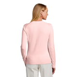 B2438W Women's Cotton Stretch V-Neck Sweater