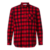 B2615  Men's Flannel Button Down Shirt