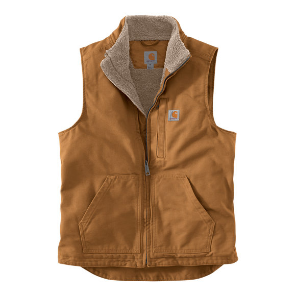 B2469 Sherpa-Lined Mock Neck Vest
