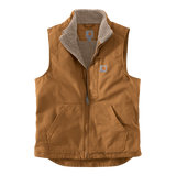 B2469 Sherpa-Lined Mock Neck Vest