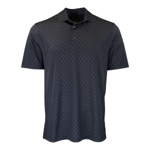 B2490M Micro Pique Spinner Print Polo