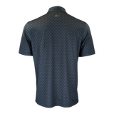 B2490M Micro Pique Spinner Print Polo