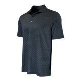 B2490M Micro Pique Spinner Print Polo