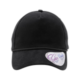 B2546  Ladies Washed 5-Panel Rope Cap