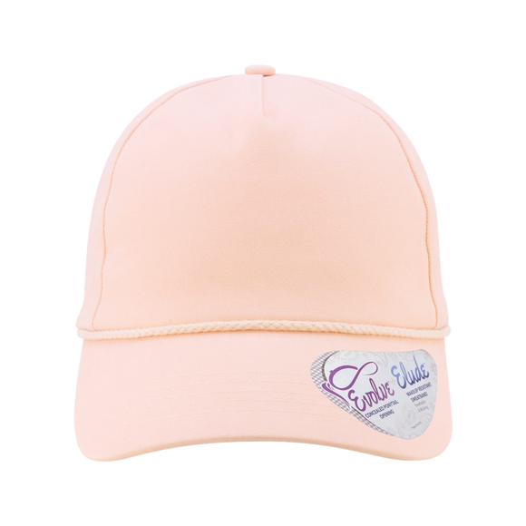 B2546  Ladies Washed 5-Panel Rope Cap