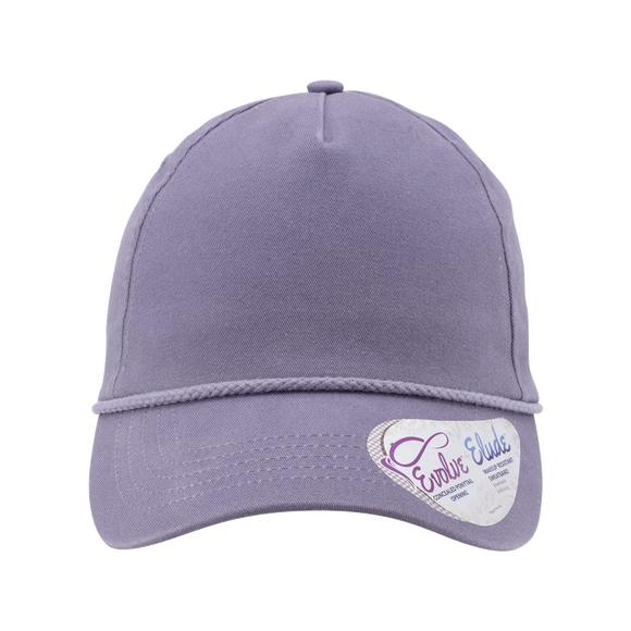 B2546  Ladies Washed 5-Panel Rope Cap