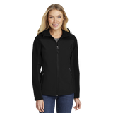 B2496W Women's Hooded Core Soft Shell Jacket