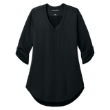 B2557  Ladies City Stretch 3/4-Sleeve Tunic