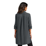 B2435 Ladies Textured Crepe Long Tunic