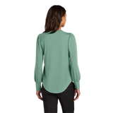 B2511 Women's Stretch Jersey Long Sleeve Blouson Top