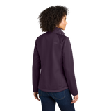 B2505W  Ladies Chest Logo Ridgewall Soft Shell Jacket