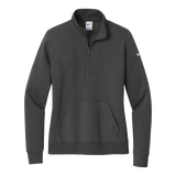 B2457W Ladies Club Fleece Sleeve Swoosh 1/2-Zip