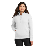 B2457W Ladies Club Fleece Sleeve Swoosh 1/2-Zip