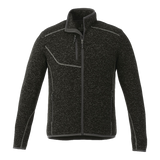B2493M Sweater Knit Full Zip Jacket with Thumb Holes