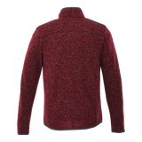B2493M Sweater Knit Full Zip Jacket with Thumb Holes