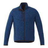 B2493M Sweater Knit Full Zip Jacket with Thumb Holes