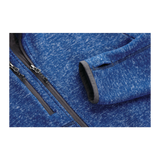 B2493M Sweater Knit Full Zip Jacket with Thumb Holes