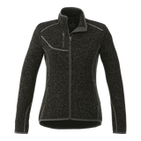 B2493W Women's Sweater Knit Full Zip Jacket with Thumb Holes