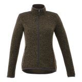 B2493W Women's Sweater Knit Full Zip Jacket with Thumb Holes