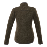 B2493W Women's Sweater Knit Full Zip Jacket with Thumb Holes