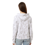 B2515 Women's Maddie Floral Print Hooded Sweatshirt