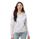 B2515 Women's Maddie Floral Print Hooded Sweatshirt