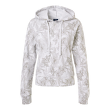 B2515 Women's Maddie Floral Print Hooded Sweatshirt