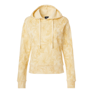 B2515 Women's Maddie Floral Print Hooded Sweatshirt