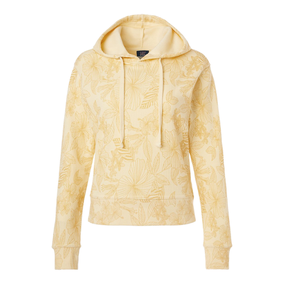 B2515 Women's Maddie Floral Print Hooded Sweatshirt