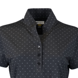 B2490W Women's Micro Pique Spinner Print Polo
