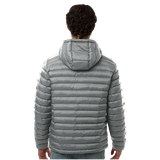 B2618M  Men's Lightweight Poly-filled Hooded Puffer Jacket