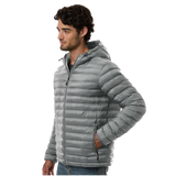 B2618M  Men's Lightweight Poly-filled Hooded Puffer Jacket