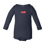 BY1811 Infant Long Sleeve Baby Rib Bodysuit