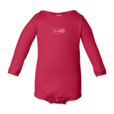 BY1811 Infant Long Sleeve Baby Rib Bodysuit