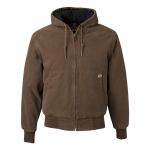 B1534M Mens Canvas Hooded Jacket