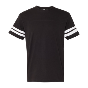B1844M Mens Football Fine Jersey Tee