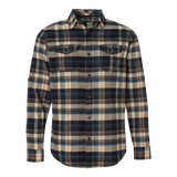 B1716M Mens Yarn-Dyed Flannel Shirt