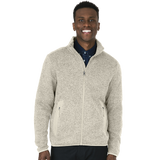 B2003M Mens Heathered Fleece Jacket