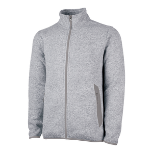 B2003M Mens Heathered Fleece Jacket
