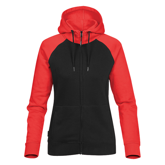 B1873W Ladies Omega Two-Tone Zip Hoodie