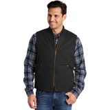 B1829 Mens Washed Duck Cloth Vest