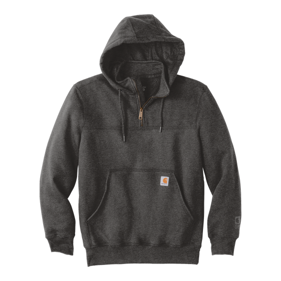 B1960 Mens Paxton Heavyweight Hooded Zip Mock Sweatshirt